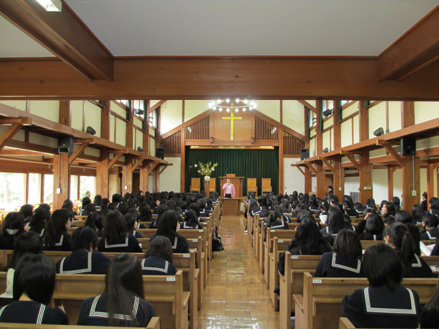 女子聖学院高等学校校内画像