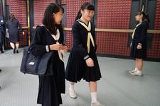 入学式　女子中学 